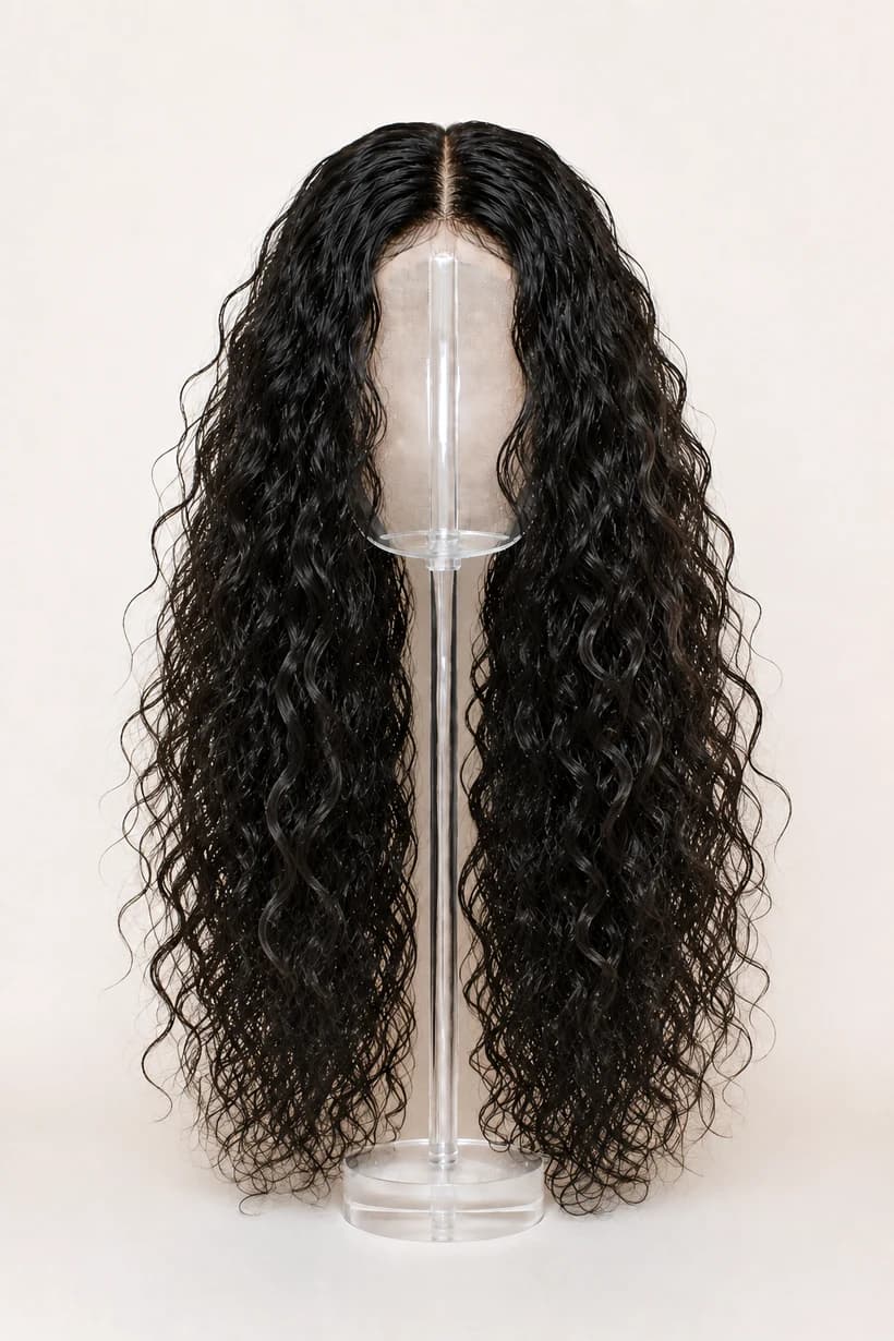 Natural Black HD Wigs — Bohemian Curly